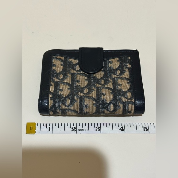 Vintage Christian Dior Trotter Pattern Kisslock Wallet - Picture 3 of 9